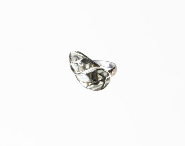 Anillo Abalon doble hoja