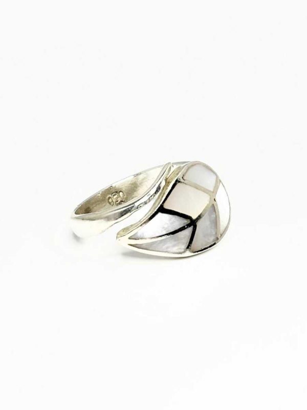 Anillo Nácar hoja simple - Imagen 2