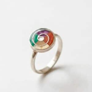 Anillo Espiral Pachamama